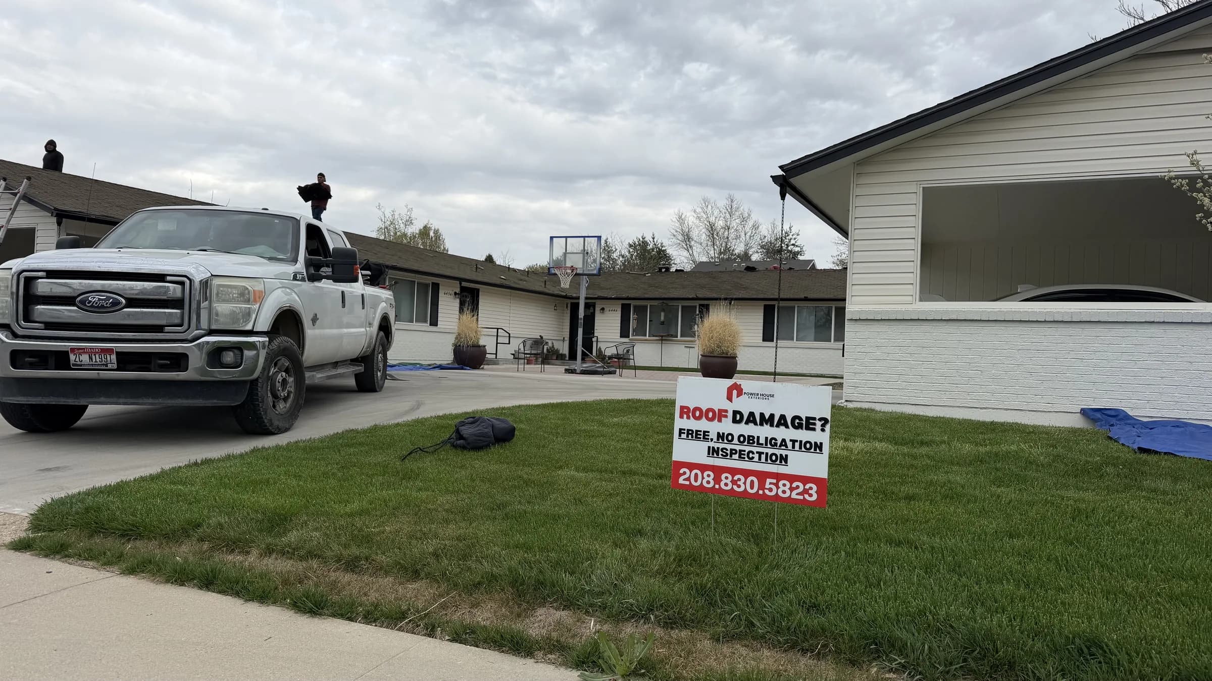 PowerHouse Exteriors multifamily roof tear-off in progress in Boise Idaho